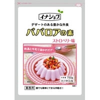 【伊那食品工業】 業務用 ババロアの素ストロベリー(ソースなし) 750G 常温 2セット