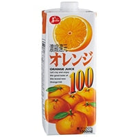 ジューシー JCオレンジ100% 1L×5本 常温(まとめ買い) (Vandroロゴ付包装・INDEXBOX)