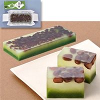 【冷凍】FC水菓子 小豆入り抹茶羹 380G