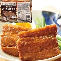 【冷凍】楽らく匠味 パック入豚角煮醤油 1KG