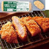 【味の素冷凍食品】 三元豚のロースカツ 100G 10食入 冷凍 2セット