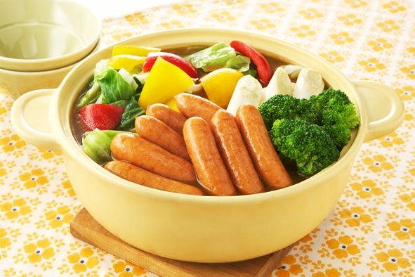 【冷凍】香薫あらびきウィンナー 500G