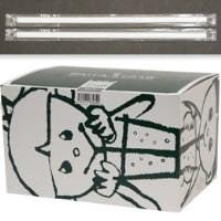 スズカ未来 ストレートストロー(クリア) フィルム包装 500本×2パック 常温(まとめ買い) (Vandroロゴ付包装・INDEXBOX)