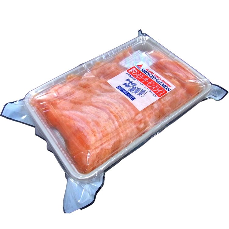 【冷凍】アラスカ楽々シルバーサーモンスライス 500G