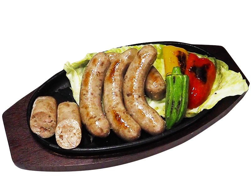 【冷凍】香り豚粗挽き生ソーセージ 500G