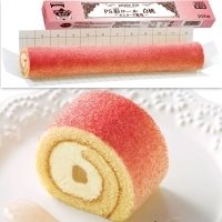 【冷凍】PS彩ロール白桃(カスタード風味) 約220G