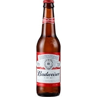 ABインベブ) バドワイザー(瓶) 355ML×10本 常温(まとめ買い) (Vandroロゴ付包装・INDEXBOX)