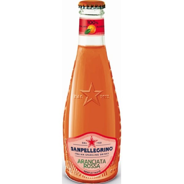 【常温】サンペレアランチャータロッサ ブラッドオレンジ 200ML 4食入