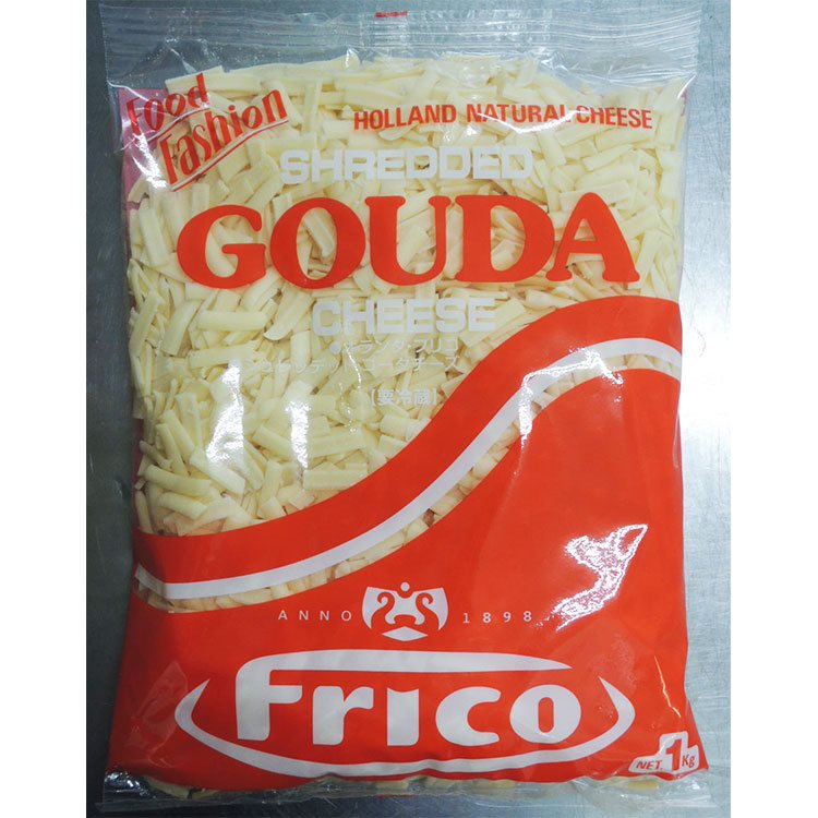 【冷蔵】ゴーダチーズシュレッド(赤) 1KG