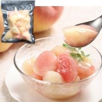【冷凍】白桃カット(ソース入) 300G