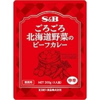 【常温】ごろごろ北海道野菜のビーフカレー 200G 10食入
