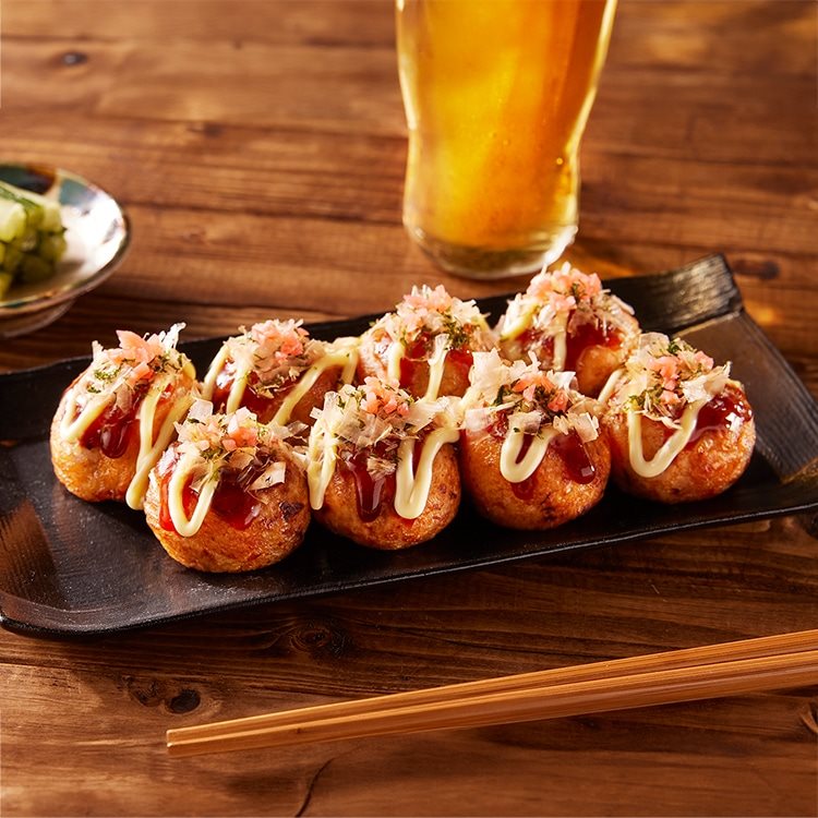 【冷凍】手焼きとろっと食感のたこ焼き30R 900G