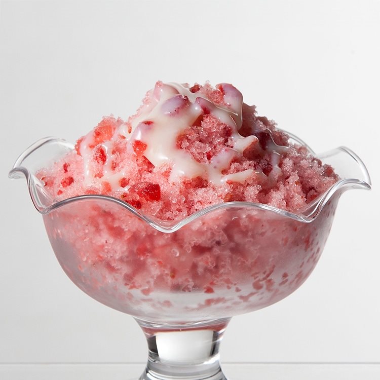 【冷凍】雪氷 いちご果肉入り1150 100G 18食入