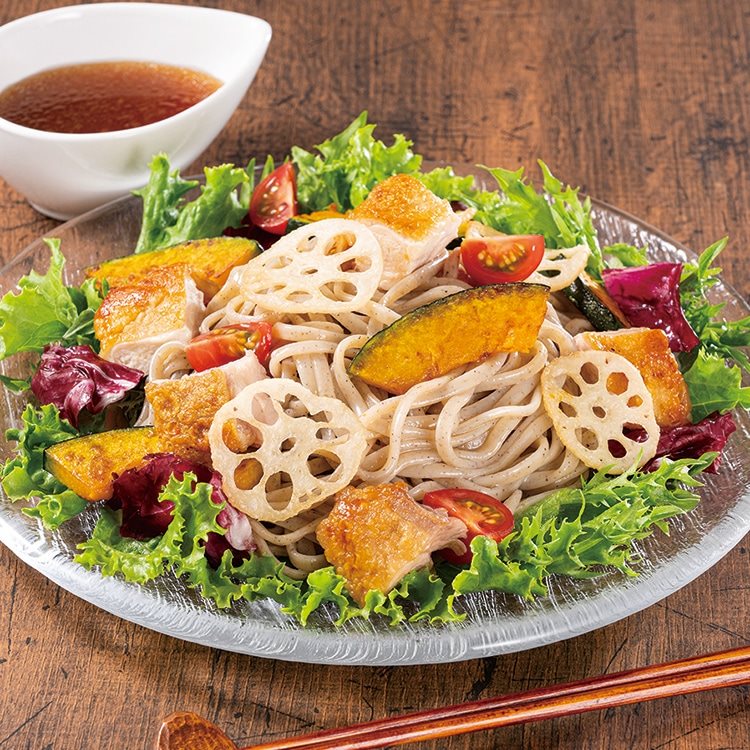 【冷凍】「健美麺」風味豊かな五穀めん(食塩不使用) 200G 5食入