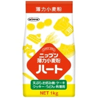 【ニップン】 ハート 小麦粉薄力粉 1KG 常温 5セット