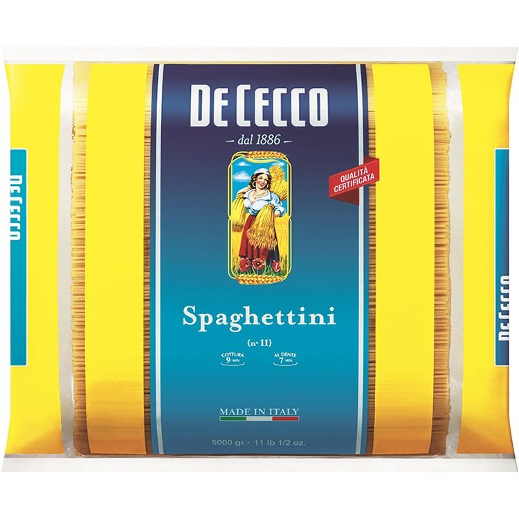 【常温】ディ・チェコ) スパゲッティーニ No.11 5KG
