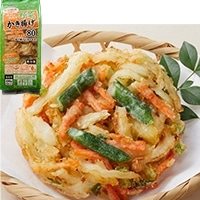 【冷凍】便利な手作り野菜かき揚げ80 80G 5食入