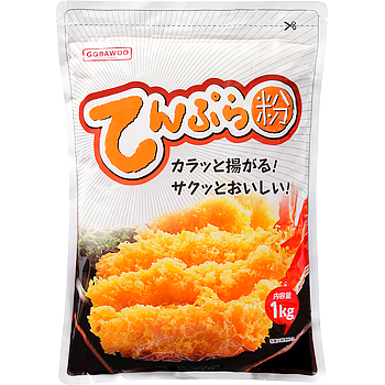 Vandro 天ぷら粉 1kg ×2 袋 (Vandroロゴ付包装)