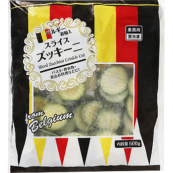 Vandro スライスズッキーニ 500g ×20 袋 (Vandroロゴ付包装)