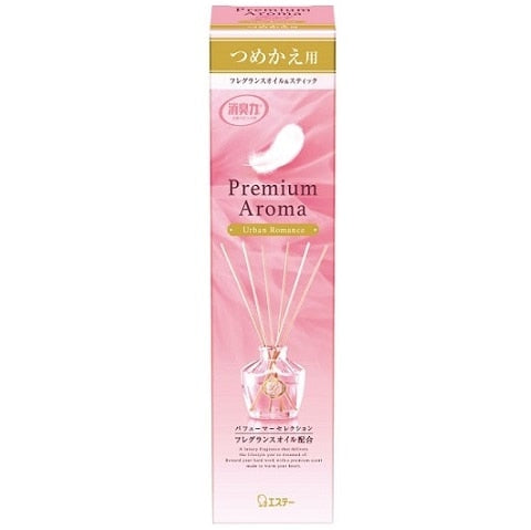 エステー 玄関・リビング用消臭力 プレミアムアロマ Stick アーバンロマンス つめかえ用 50ml×3パック