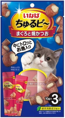 ちゅるビ~ まぐろと焼かつお 10g×3袋×3パック