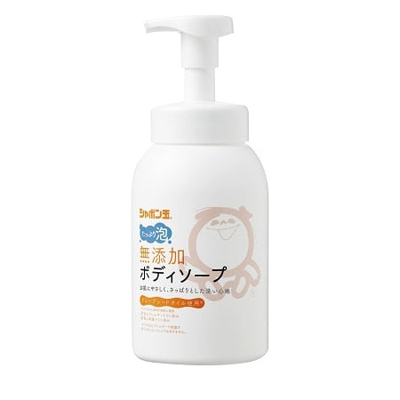シャボン玉石鹸 無添加ボディソープ たっぷり泡 本体 570ml×5パック