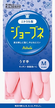 ジョーブネ ニトリルゴムうす手 M ピンク×12パック