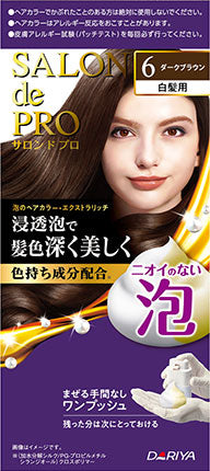 ダリヤ サロンドプロ 泡のヘアカラーエクストラリッチ6×3パック