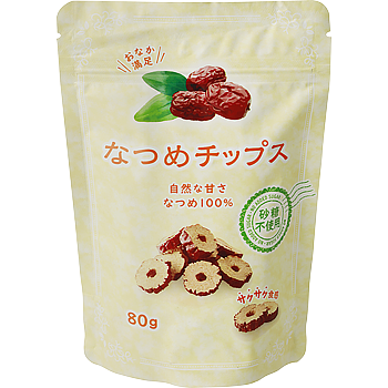 Vandro なつめチップス 80g ×3 袋 (Vandroロゴ付包装)