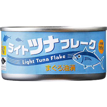 ライトツナフレーク缶