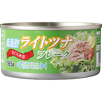 ライトツナフレーク缶