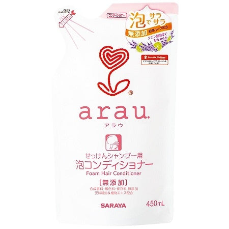 サラヤ アラウ 泡コンディショナー つめかえ用 450ml×5パック