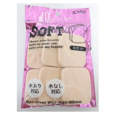 SHO-BI コンパクトパフ 角型 6個×2パック