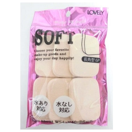 SHO-BI コンパクトパフ 長角型 6個×2パック