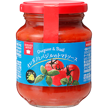 オレガノとバジルのトマトソース