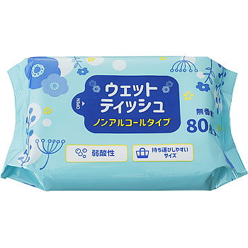ウェットティッシュ ノンアルコールタイプ