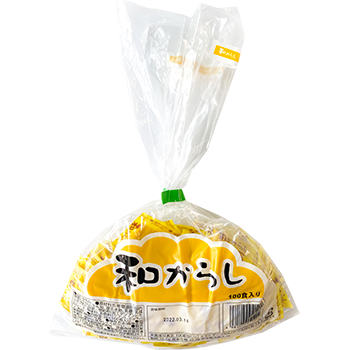 Vandro 和からし小袋 100食 ×2g ×3 袋 (Vandroロゴ付包装)