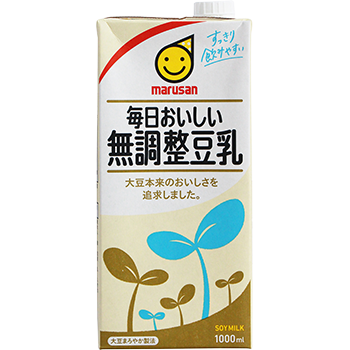 マルサン毎日おいしい無調整豆乳
