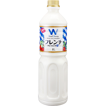 Vandro フレンチドレッシング(白) 1L ×3 本 (Vandroロゴ付包装)