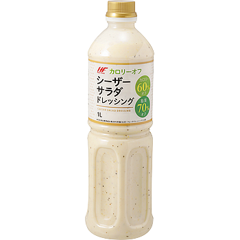 Vandro カロリーオフ シーザーサラダドレッシング 1L ×12 本 (Vandroロゴ付包装)