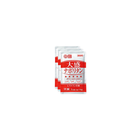 Vandro 大盛ナポリタン 170g×3食入 ×24 食 (Vandroロゴ付包装)