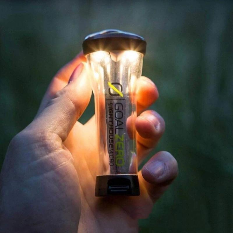 2600mAhポータブルミニLED灯台マイクロゴールゼロライトキャンプ照明緊急USB充電式懐中電灯|Outdoor Tools|