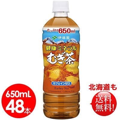 伊藤園健康ミネラルむぎ茶増量PET650ml×24本入【×2ケース:合計48本】