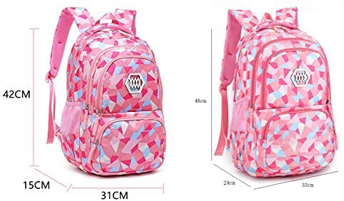 (ピーキー)Peigee キッズバッグ バックパック 三点セット 子供用リュック 学生リュックサック 可愛い 学童 女の子 通学 遠足 アウトドア