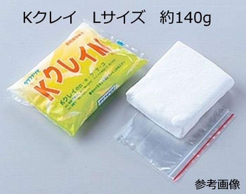 夏休み工作に 環境にやさしく、くいつきがよく、のびがよく、手につかない!本格超軽量紙粘土(Kクレイ)Lサイズ