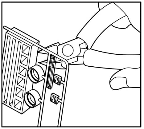 3.peaks ミニプラスチックニッパ 100mm SM-02