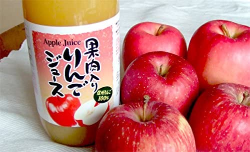 (ケース販売) 果肉入り りんごジュース1000ml×6本