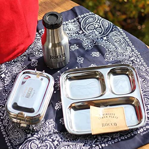 グローバルアロー ROCCO ST Lunch Plate シルバー Square K04-8091