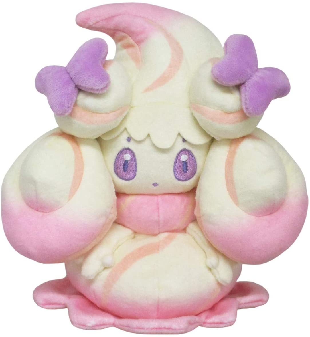 三英貿易 ポケットモンスター ALL STAR COLLECTION マホイップ(ルビーミックス)リボンアメざいく(S) ぬいぐるみ 高さ18cm PP181