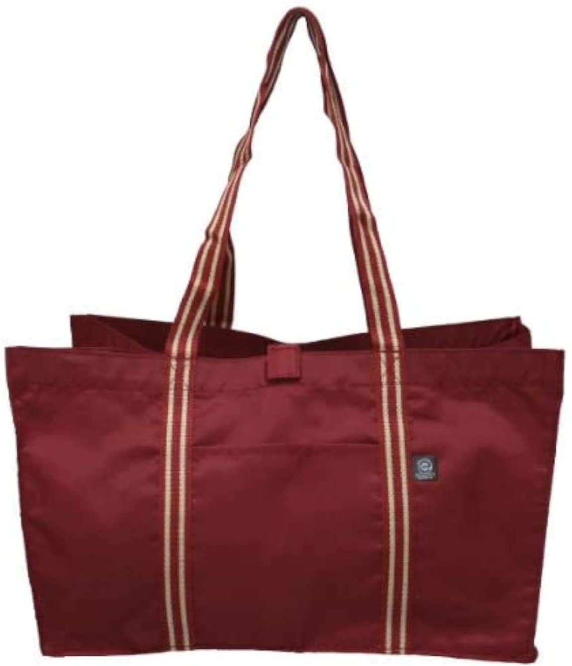 スーパーレジかご用エコバッグ(折りたたみ式)レッド